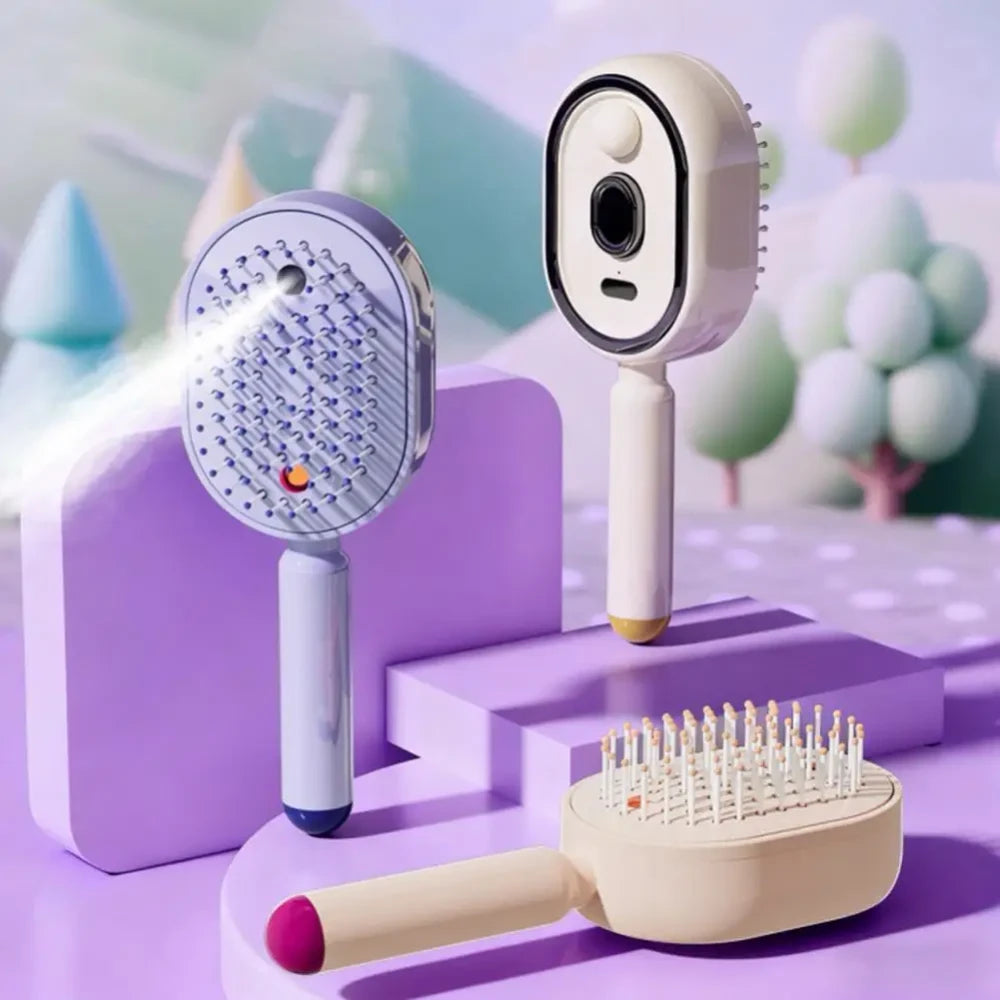 Misting Anti-Static Hair Brush
